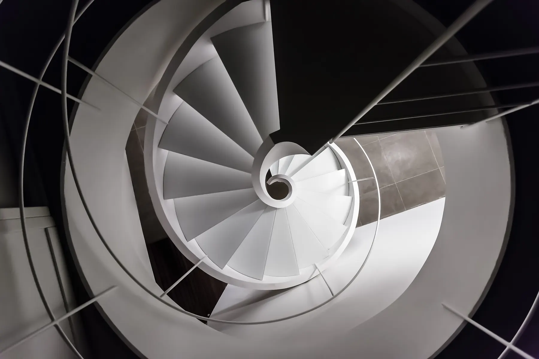 Scala elicoidale moderna